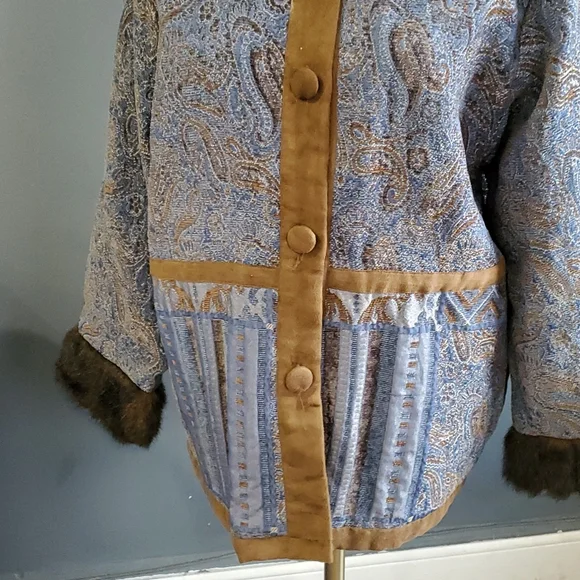 Isabella's Journey signature collection women' blue button down jacket s… - Picture 5 of 17